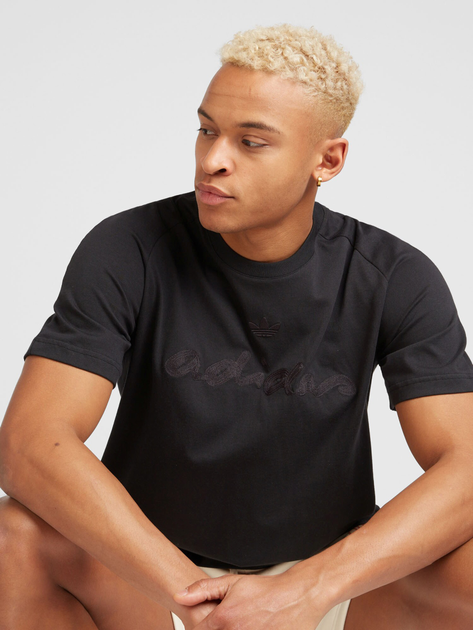 Футболка бавовняна чоловіча adidas Originals IT7473 XL Чорна (4067887826679) - зображення 4