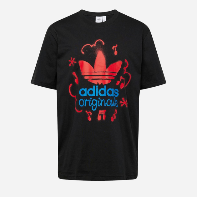 Футболка бавовняна чоловіча adidas Originals IS0224 L Чорна (4067887820288) - зображення 5