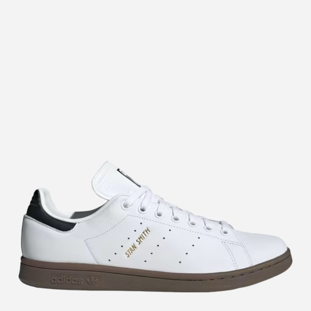 Tenisówki męskie z eko skóry adidas Originals Stan Smith IG1320 45.5 (10.5UK) Biały/Czarny (4066765493217) - obraz 1