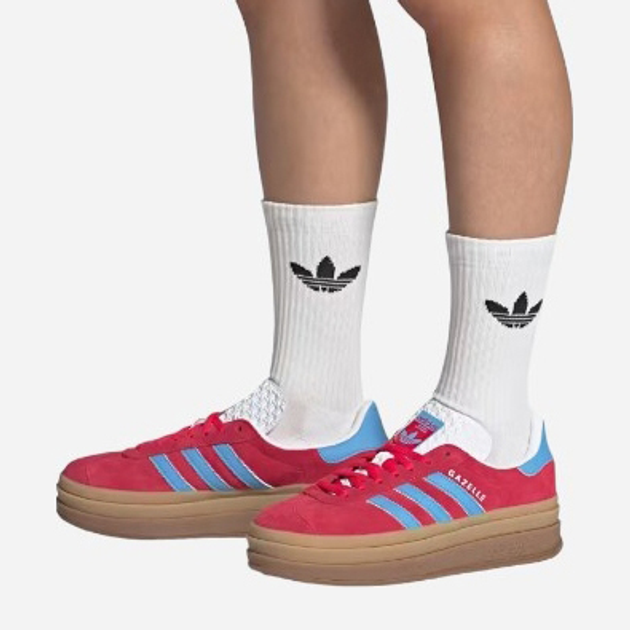 Tenisówki damskie na platformie adidas Originals Gazelle Bold W IE0421 38 Czerwone (4066764972744) - obraz 2