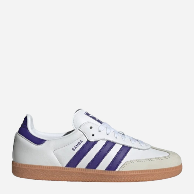 Tenisówki damskie do kostki adidas Originals Samba OG W IF6514 36 (3.5UK) Biały/Fioletowy (4066765922991) - obraz 1