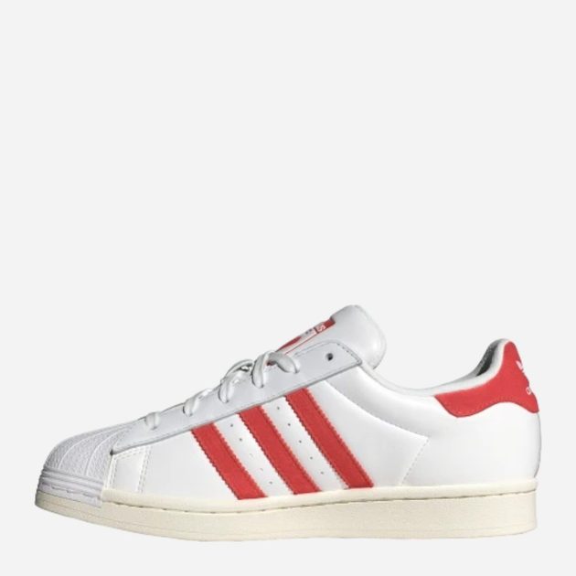 Trampki damskie do kostki adidas Originals Superstar W IG5958 42.5 (8.5UK) Biały/Czerwony (4066764089008) - obraz 2