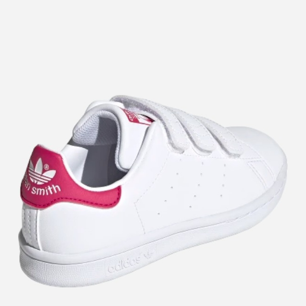 Sneakersy dla dziewczynki na rzepy adidas Originals Stan Smith CF C FX7540 30.5 (12.5KUK) Białe (4064037696434) - obraz 4