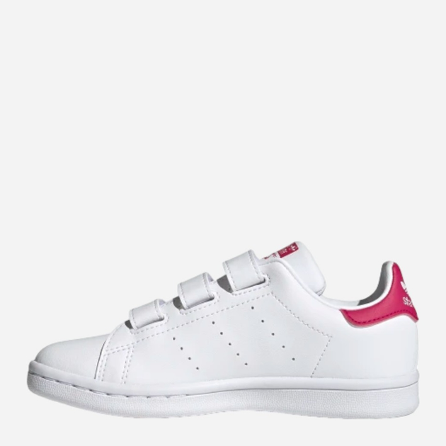 Tenisówki dla dziewczynki na rzepy adidas Originals Stan Smith CF C FX7540 33 (1UK) Białe (4064037696441) - obraz 2