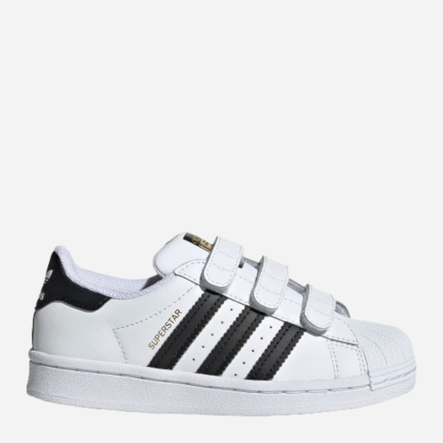 Підліткові кеди для хлопчика adidas Originals Superstar CF C EF4838 35 (2.5UK) Білі (4062053339632) - зображення 1