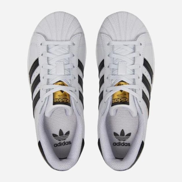 Sneakersy chłopięce adidas Originals Superstar 50 C FU7714 29 (11.5KUK) Białe z czarnym (4062056447532) - obraz 4