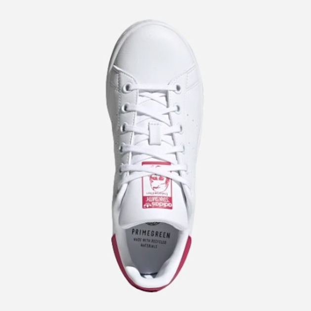 Sneakersy dziecięce dla dziewczynki adidas Originals Stan Smith J FX7522 38.5 (5.5UK) Białe z czerwonym (4064037252791) - obraz 5