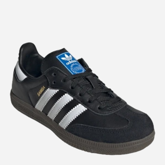 Дитячі кеди для хлопчика adidas Originals Samba OG C IE3678 33 (1UK) Чорні (4067886695290) - зображення 3