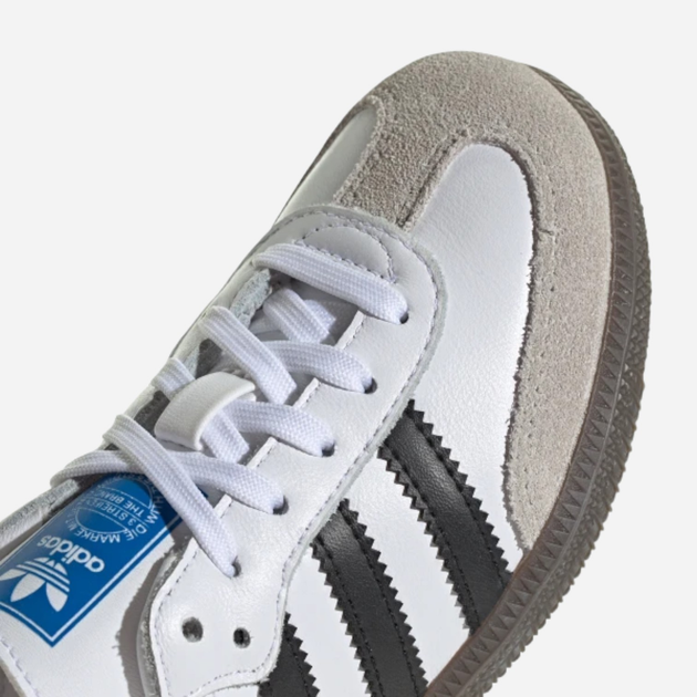 Дитячі кеди для хлопчика adidas Originals Samba OG C IE3677 28 (10KUK) Білі (4067886695450) - зображення 7