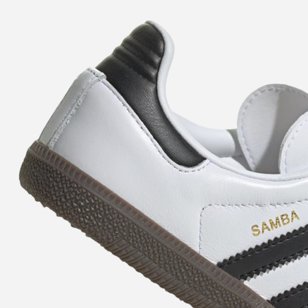 Дитячі кеди для хлопчика adidas Originals Samba OG C IE3677 31.5 (13KUK) Білі (4067886699120) - зображення 8