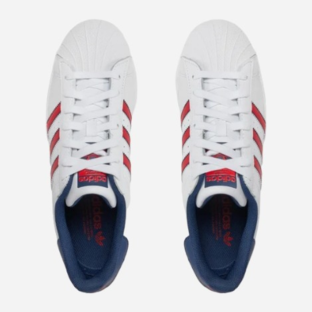 Чоловічі кеди низькі adidas Originals Superstar IG4318 45.5 (10.5UK) Білий/Синій (4067886916777) - зображення 3