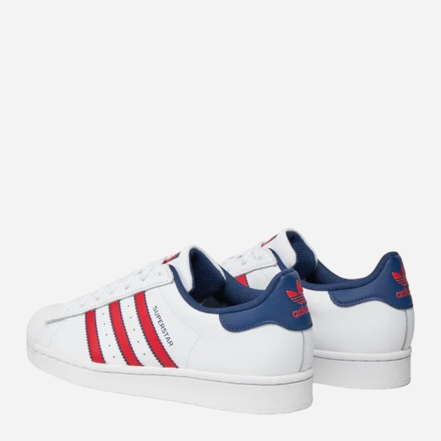 Чоловічі кеди низькі adidas Originals Superstar IG4318 43.5 (9UK) Білий/Синій (4067886913035) - зображення 4