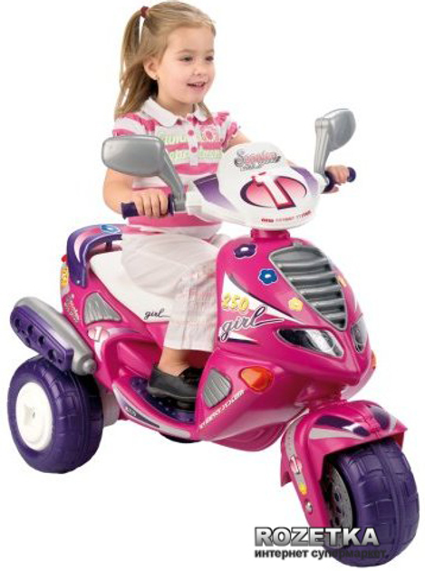Feber Электроскутер для девочки Scooter 6V 3+ (800003187) | Быстрая ...