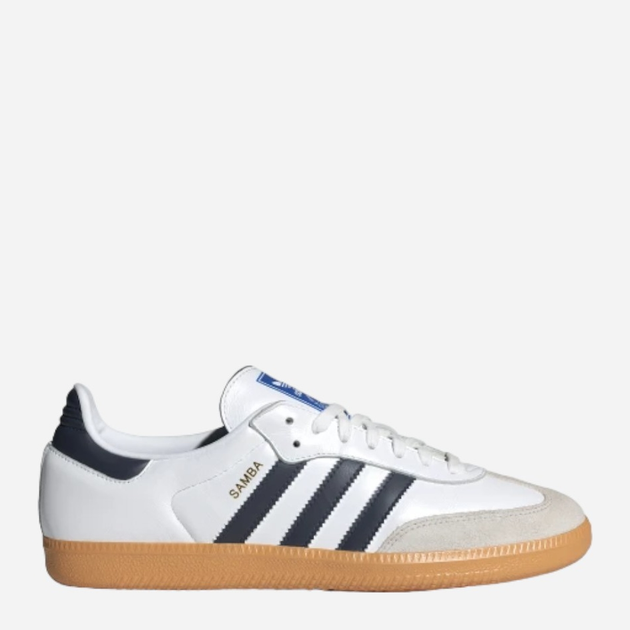 Акція на Чоловічі кеди низькі adidas Originals Samba OG IF3814 44 (9.5UK) Білий/Темно-синій від Rozetka