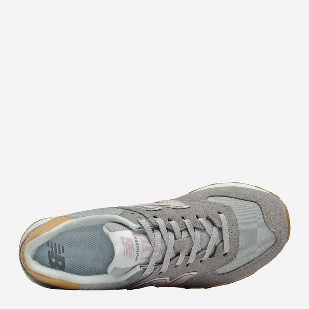 Жіночі кросівки New Balance 574 WL574 39 (8US) Світло-сірі (195173226019) - зображення 3