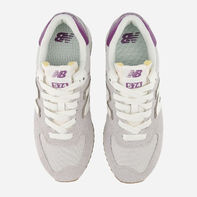 Жіночі кросівки New Balance 574 WL574 39 (8US) Світло-сірі (195173226019) - зображення 4