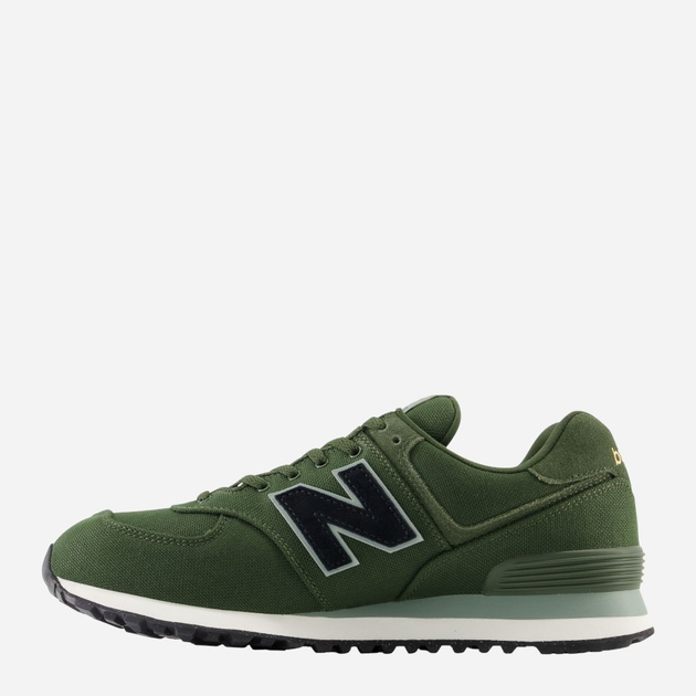 Чоловічі кросівки New Balance 574 U574 42 (8.5US) Темно-зелені (196941379807) - зображення 3
