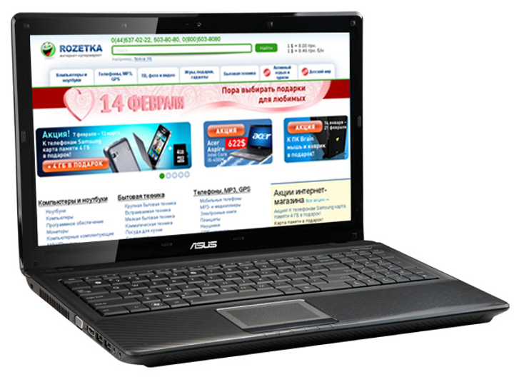 Ноутбук ASUS X52N (X52N-V140SCGDAW) – фото, отзывы, характеристики в ...