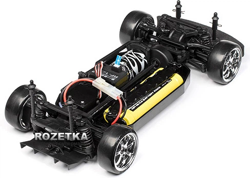Модель автомобиля HPI E10 Drift with Mazda Rx-7 FD3S 4WD 1:10