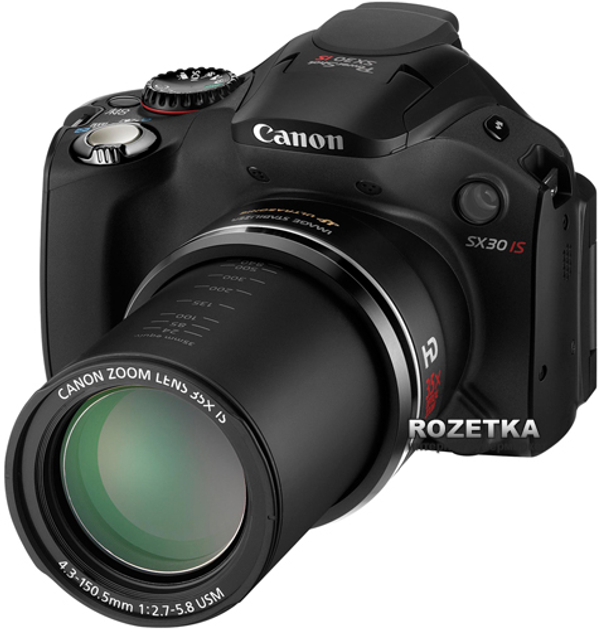 Фотоаппарат Canon PowerShot SX30 IS купить на ROZETKA | Отличная цена ...