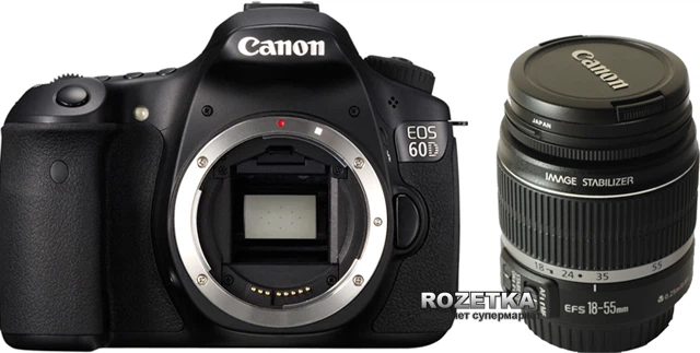 Фотоапарат Canon EOS 60D 18-55 IS KIT (4460B191) купити на ROZETKA