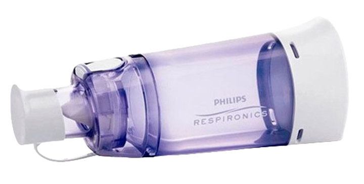 Komora inhalacyjna Philips Optichamber Diamond z maską dla dorosłych (8470001635624) - obraz 1