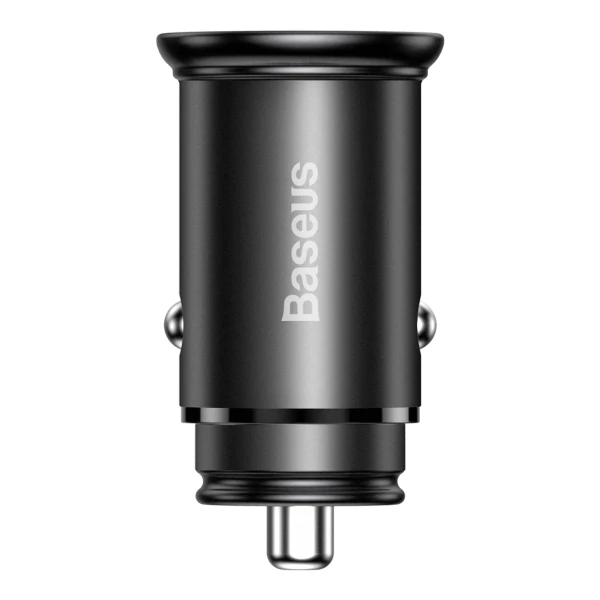 Автомобильное зарядное устройство Baseus Circular Metal PPS Quick Charger Car Charger 30W (VOOC) (CCYS-C01) - изображение 3