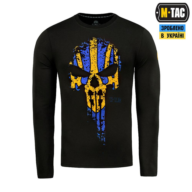 Тактична футболка M-Tac Містник довгий рукав Black/Yellow/Blue 3XL - зображення 2