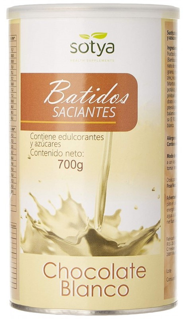 Коктейль Sotya Batido Saciante White Chocolate 700 г (8427483010234) - зображення 1