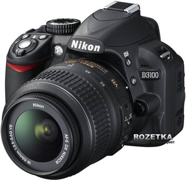Фотоаппарат Nikon D3100 18-55VR Kit (VBA280K001) купить на ROZETKA ...
