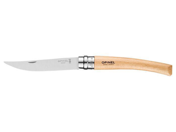 Ніж розкладний 100мм, бук Opinel No.10 Slim Beechwood 002559 - зображення 1