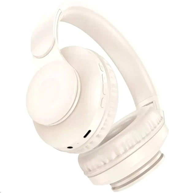 Навушники Hoco W45 Enjoy BT headset Milky White (6942007601214) - зображення 2