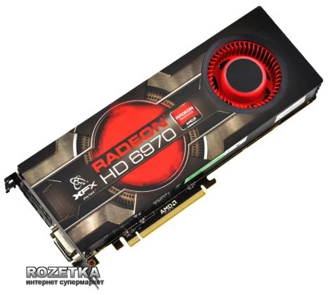 XFX Radeon HD 6970 グラフィックボード Видеокарта XFX PCI-Ex Radeon HD6970 2048MB GDDR5 (256bit) (880