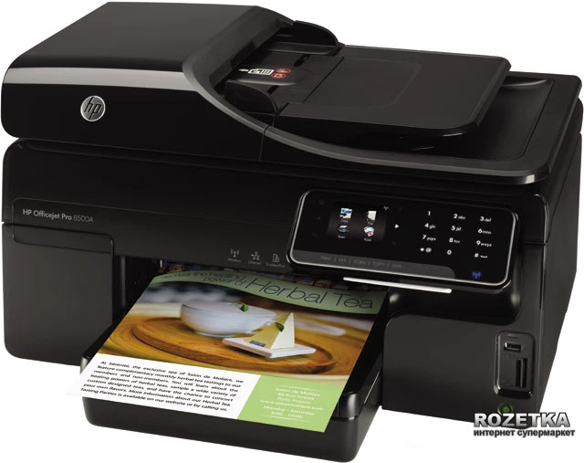 МФУ HP OfficeJet Pro 8500A WiFi (CM755A) + USB cable фото, отзывы