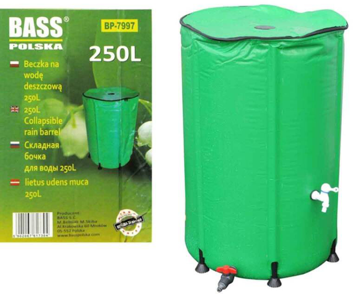 Beczka na wodę deszczową Bass Polska 250 l 7997 (5902067617304) - obraz 7