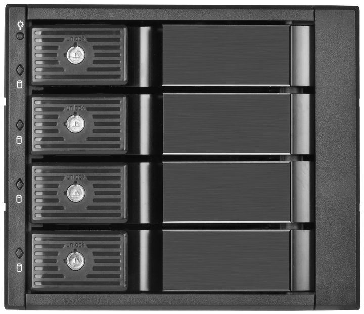 Kieszeń wewnętrzna SilverStone FS304-12G dla HDD/SSD SATA Black (SST-FS304-12G) - obraz 2