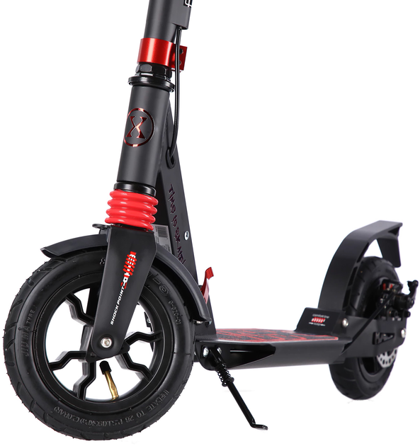 Самокат дитячий Nils Extreme HM209T Чорно-червоний (5907695557213) - зображення 10