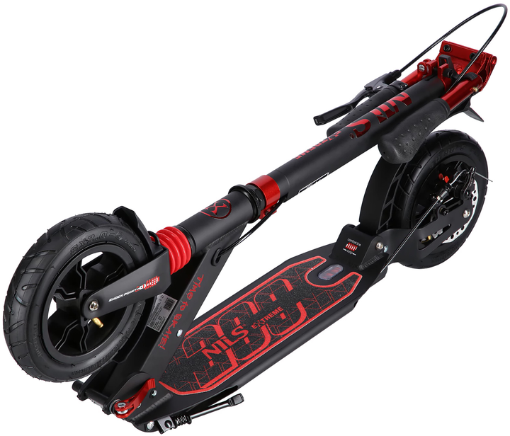 Самокат дитячий Nils Extreme HM209T Чорно-червоний (5907695557213) - зображення 12