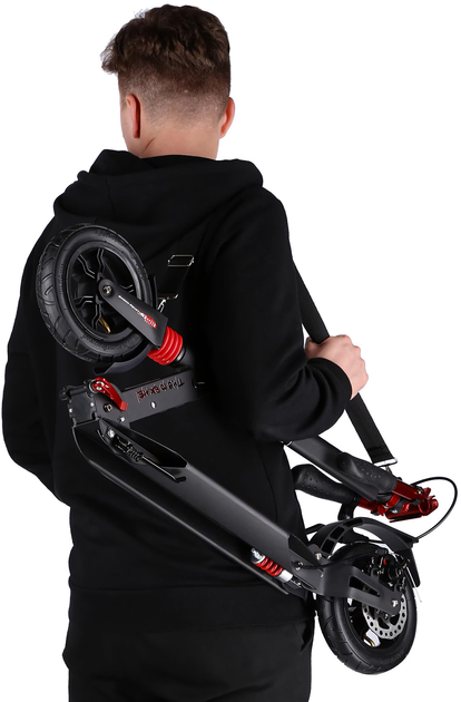 Самокат дитячий Nils Extreme HM209T Чорно-червоний (5907695557213) - зображення 14