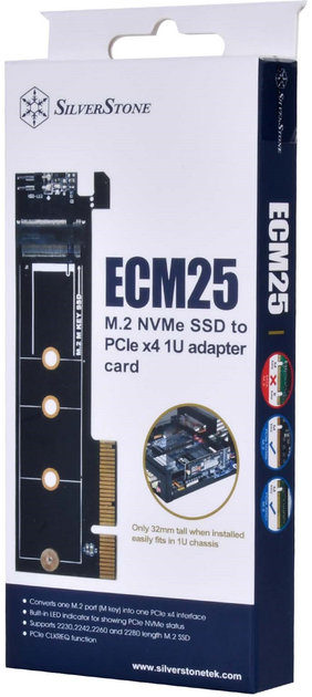 Адаптер Silverstone SST-ECM25-V2 PCIe x4 - M.2 (4710679814919) - зображення 12