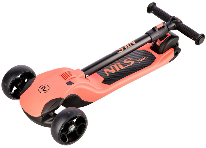 Самокат дитячий Nils Fun HLB122 Рожевий (5907695545463) - зображення 10