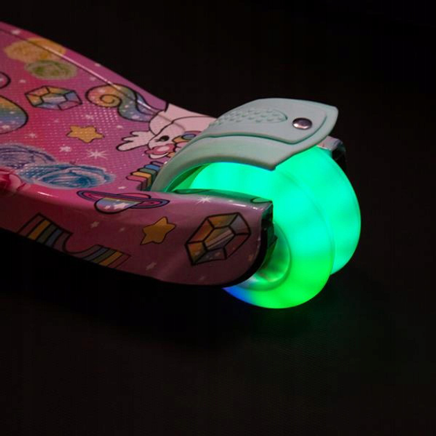 Самокат дитячий Nils Fun HLB15A М’ятний (5907695553192) - зображення 3
