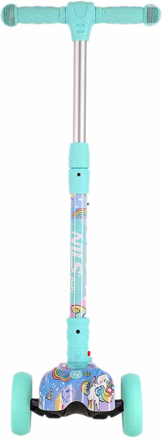 Самокат дитячий Nils Fun HLB15A М’ятний (5907695553192) - зображення 5