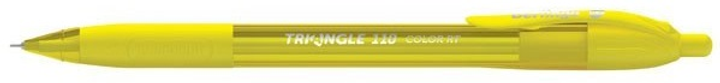 Zestaw długopisów kulkowych Berlingo Triangle 110 RT color 0.7 mm automatyczny Niebieski 12 szt (ZES4260107479925) - obraz 6