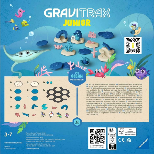 Ігровий набір Ravensburger GraviTrax Junior Океан Розширення (4005556274000) - зображення 3