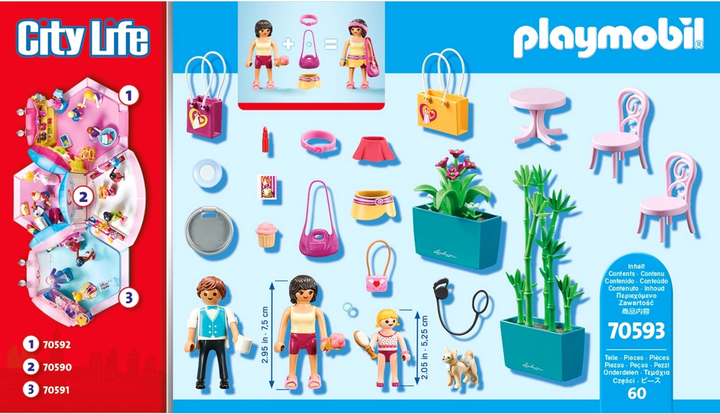 Figurki Playmobil City Life Fashion Coffee Break 60 szt (4008789705938) - obraz 4