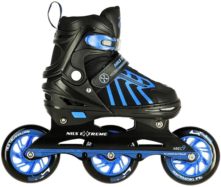 Rolki Nils Extreme Ciemno Niebieskie L 39-43 (5907695545067) - obraz 4