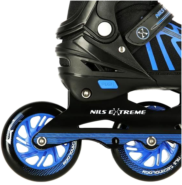 Rolki Nils Extreme Ciemno Niebieskie L 39-43 (5907695545067) - obraz 5