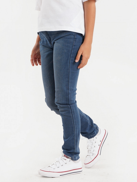 Jeansy skinny młodzieżowe dziewczęce Levi's 4E1613-M1N 10A 134-140 cm Niebieskie (3665115024234) - obraz 3