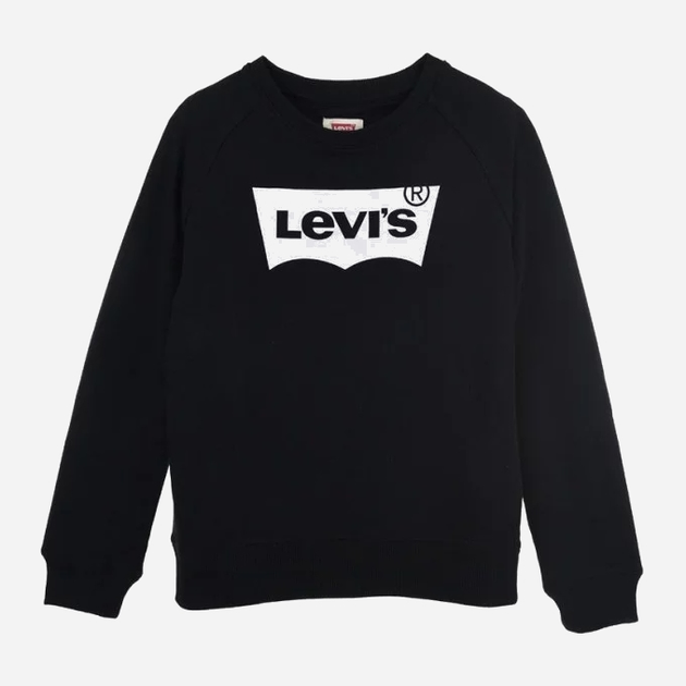 Bluza bez kaptura młodzieżowa dziewczęca Levi's 4E6660-023 12A 152 cm Czarna (3665115691719) - obraz 1